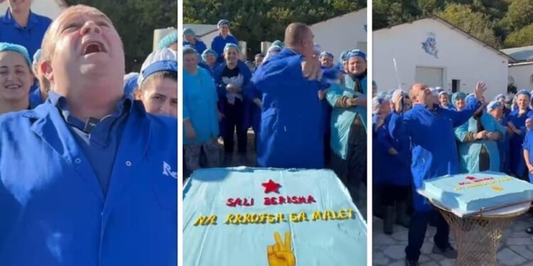 Trafikanti i drogës Gjergj Luca ironipër ditëlindjen e Berishës me puntoret që i trajton si skllave