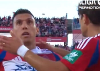 VIDEO / Festa e golit nga Uzuni nxit të qeshura në Spanjë, por mund të shkaktojë probleme për sulmuesin