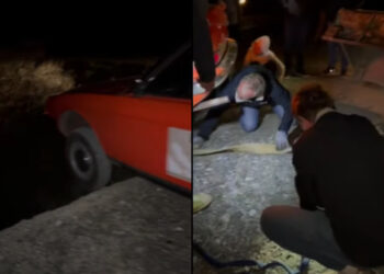 Makina doli nga ura dhe rrezikonte të binte në humnerë, shpëtohen një grup turistësh gjermanë në aksin Koman- Vau i Dejës