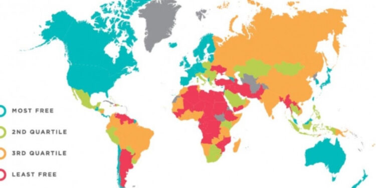 Liria ekonomike e Shqipërisë bie për të tretin vit radhazi, humb 7 vende