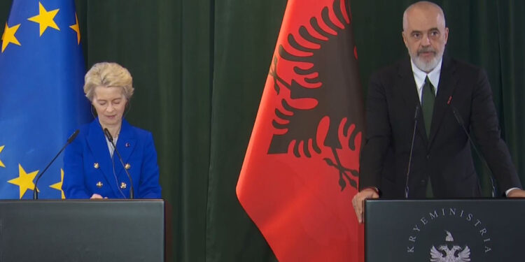 Rama në takimin me Ursula von der Leyen: Nisja e negociatave, një sfidë që sa vjen bëhet më e vështirë