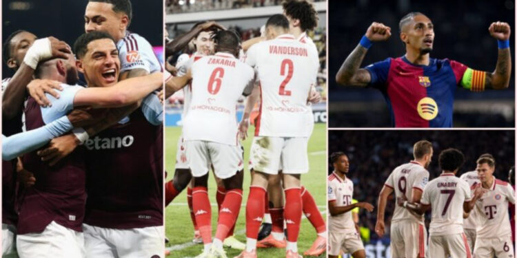 Championsi i ri spektakolar: Dominojnë anglezët, befasojnë Monaco dhe Brest, ndërsa situatë e keqe për Bayernin, Milanin dhe Atleticon