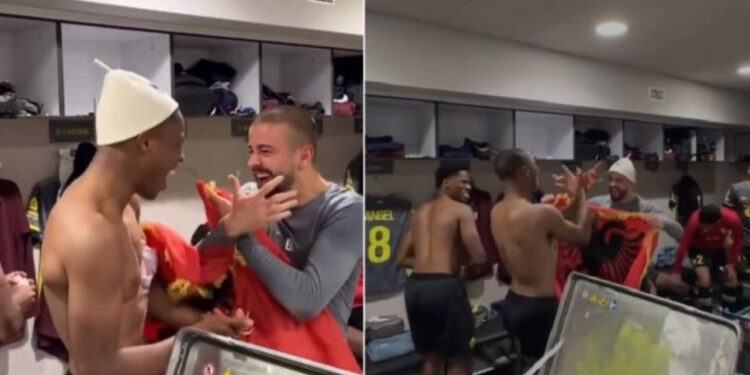 VIDEO/ Zhegrova ‘i çmendur’ në Madrid, feston fitoren me plis e flamur