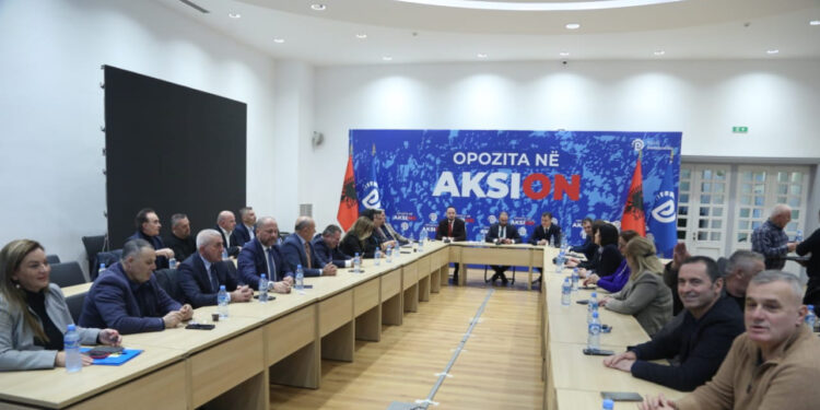 Kryetarët e Degëve të PD mblidhen për protestën e 29 tetorit