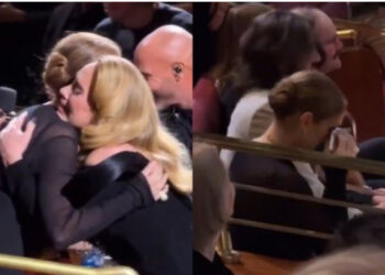 VIDEO/ Celine Dion i shkon në koncert si spektatore, Adele ndërpret këngën për ta përqafuar mes lotësh
