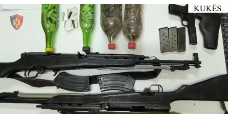 Arrestohet 60-vjeçari në Kukës për dhunë familjare dhe armëmbajtje pa leje