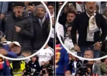 Dalin pamje të reja tifozëve të Real Madridit duke kënduar kore raciste ndaj Yamal