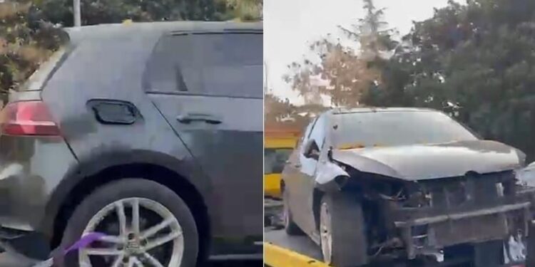 FOTO/ 24-vjeçari në Elbasan humbi jetën pas shpërthimit të eksploziv që po vendoste, ja çfarë ka mbetur nga automjeti i dëmtuar