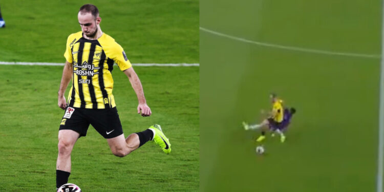 VIDEO/ Të gjithë në këmbë! Mario Mitaj SPEKTAKOLAR në Arabi, mbrojtësi shqiptar turpëron kundërshtarin me “tek lëvizje”