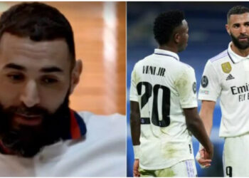 “Ai është i trishtuar”, Benzema tregon se ka folur me Vinicius Jr pas Topit të Artë