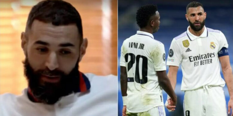 “Ai është i trishtuar”, Benzema tregon se ka folur me Vinicius Jr pas Topit të Artë