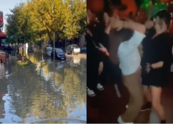 VIDEO/ Banorët e Vlorës në luftë për të shpëtuar çfarë kishte mbetur nga përmbytjet, nënkryetarja e bashkisë “e digjte” me kërcime në klubet e Kinës