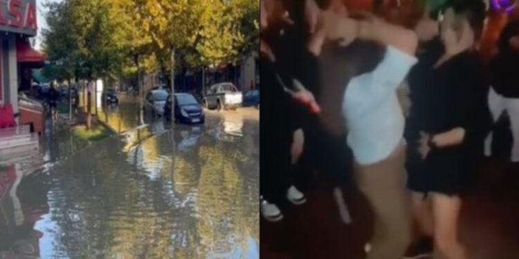 VIDEO/ Banorët e Vlorës në luftë për të shpëtuar çfarë kishte mbetur nga përmbytjet, nënkryetarja e bashkisë “e digjte” me kërcime në klubet e Kinës