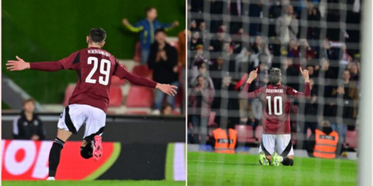 Rrahmani dhe Krasniqi shkëlqejnë me gola në Kupën e Çekisë