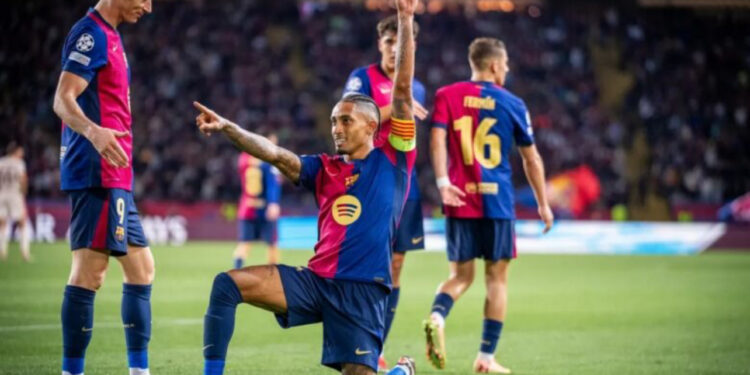 Paraqitjet e shkëlqyer këtë sezon, Barcelona po e shpërblen me kontratë të re Raphinhan