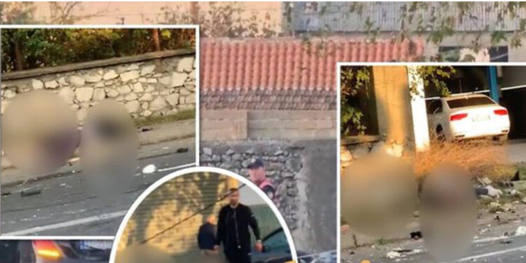 KUJDES-PAMJE TË RËNDA/ Publikohet një tjetër video nga atentati mafioz në Shkodër, viktimat të dergjura në rrugë