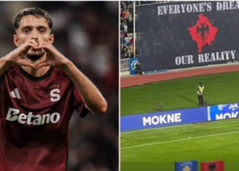 “Ëndrra e gjithkujt, realiteti ynë!” – Rrahmani poston koreografinë e Dardanëve pas skandalit të tifozëve të Sparta Pragës