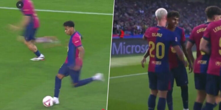 Asistimi magjik nga Lamine Yamal konsiderohet si më i miri i vitit në La Liga