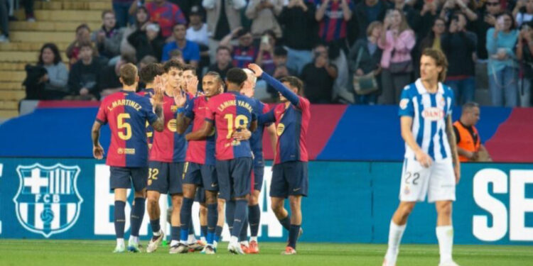 Lamine Yamal shkëlqen me asistime, Olmo me gola – Barcelona mposht Espanyolin në derbin katalunas 