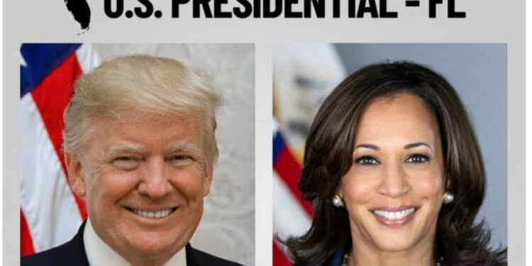 Trump ka 90 vota elektorale, Harris 27 sosh – fituesit i duhen 270
