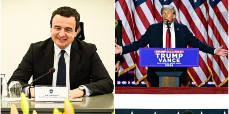 “Urime President, mezi pres të punojmë së bashku”, kryeministri Albin Kurti uron Donald Trumpin për fitoren