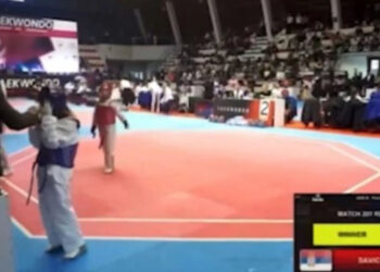 VIDEO/ E paprecedentë! Trajneri i taekwondos nga Kosova godet vajzën 8-vjeçare pasi humbi garën në Kampionatin Evropian 
