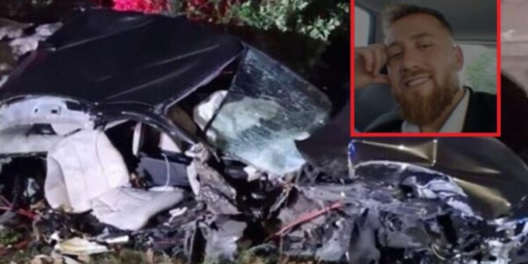 Aksident tragjik në Itali/ Mjeti del nga rruga dhe përplaset me një shtyllë në anën e pasagjerit, humb jetën i riu shqiptar, shpëton kushëriri i 21-vjeçarit