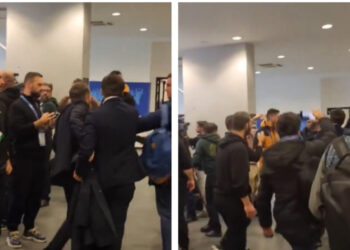 VIDEO/ E turpshme, zyrtari i Rumanisë tenton të sulmojë fizikisht Edon Zhegrovën!