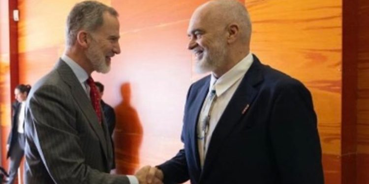 Rama në Spanjë, takim me Mbretin Felipe VI