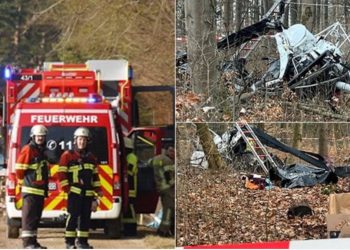 Rrëzohet helikopteri në Gjermani, raportohet për viktima