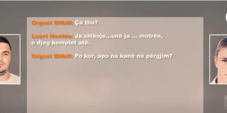 Përgjimi ambiental si provë/ Laert Haxhiu e Orgest Bilbili flasin për hakmarrje ndaj nënës së Gerti Lalës