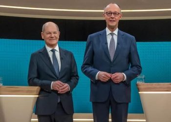 Zgjedhjet në Gjermani/ Nga emigracioni, ekonomia dhe politika e jashtme, Scholz dhe Merz përballen për herë të parë në debatin televiziv, shpalosin programet e tyre