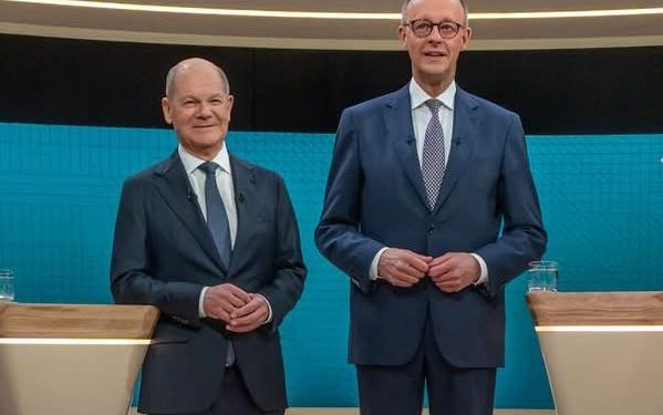 Zgjedhjet në Gjermani/ Nga emigracioni, ekonomia dhe politika e jashtme, Scholz dhe Merz përballen për herë të parë në debatin televiziv, shpalosin programet e tyre