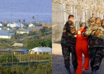 “Ferri mbi tokë” ku Trump dërgon emigrantët e paligjshëm/ Burgu është i mbushur me terroristë dhe i rrethuar nga një fushë e minuar! Kritikët e cilësojnë si vend torturash