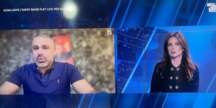 I akuzuar për vrasje dhe krime të shumta, Grida Duma fut live në emision Safet Bajrin: Pse media nuk më respekton?