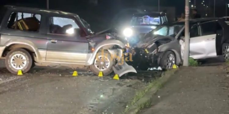 Automjet të përplasura “kokë më kokë”, ja PAMJET nga aksidenti në aksin Lezhë-Shëngjin