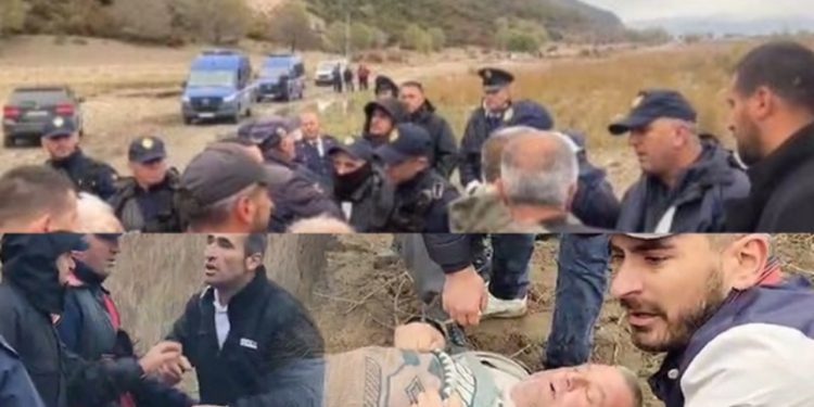 “Largohu! Mos na prekni!”/ PAMJET nga protesta në Velipojë, policia largon me dhunë banorët, shoqëron në komisariat disa prej tyre