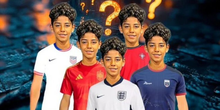 Djali i Cristiano Ronaldos mund të luajë për pesë kombëtare, duke përfshirë vendin e stërgjyshes së tij