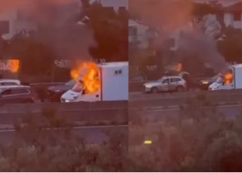 VIDEO/ Si nëpër filma! Banda sulmon furgonat me para në Itali dhe grabit ngarkesën