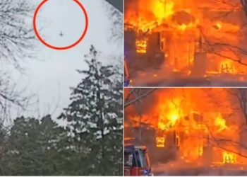 VIDEO/ Pamjet traumatike, momenti kur avioni rrëzohet mbi një shtëpi dhe shpërthen në flakë