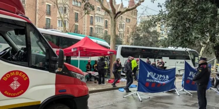 Aksident në Barcelonë, rreth 50 persona të lënduar