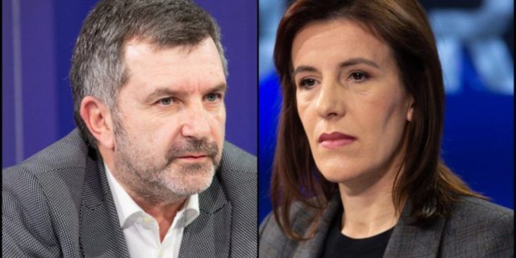 “Nuk merrem me kore histerike, ik pirdhu!”/ Bushati sherr me Klodiana Lalën, largohet nga studio