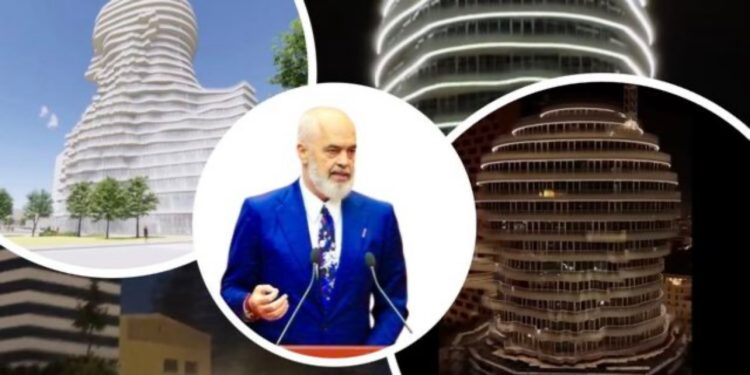 Kujt i përket koka e madhe prej betoni në qendër të Tiranës?