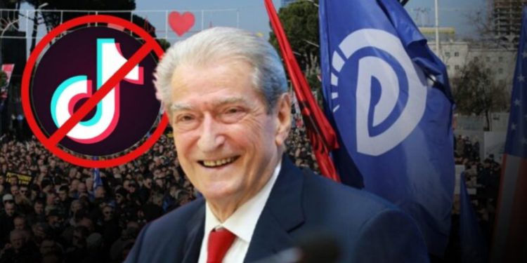 Sot protestë kundër mbylljes së TikTok, Berisha premton rikthimin e rrjetit social