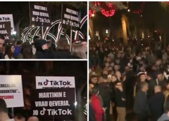 Përfundon protesta e PD-së për mbylljen e TikTok-ut