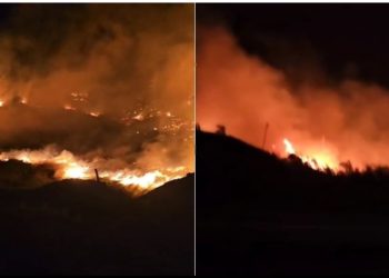 Samir Mane kërkon që të rrëmbej ujin/ Zjarr i madh në Tragjas, era e fortë përhap me shpejtësi flakët