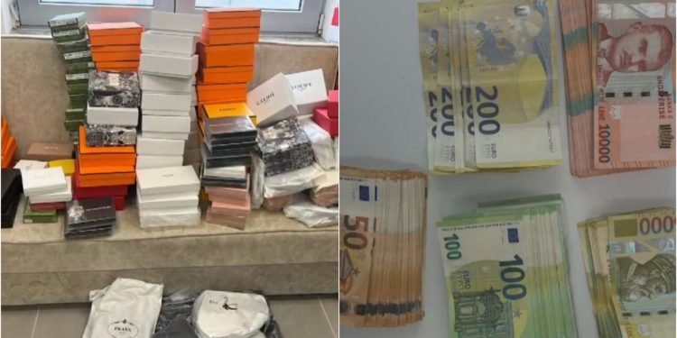 Kontrolle në Rinas, procedohen 6 persona, 99 mijë euro të sekuestruara