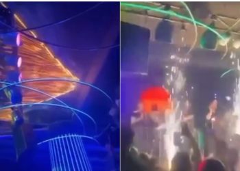 VIDEO/ Shpërthimi i zjarrit në diskotekën në Maqedoni, momentet e panikut