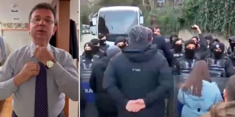 VIDEO/ “Nuk dorëzohem!” Kryebashkiaku i Stambollit mesazh publik para arrestimit: Dërguan qindra policë në shtëpinë time! Duan të përmbysin vullnetin e kombit