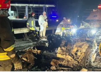 Aksident i rëndë në Fushë-Prezë/ Makina përplaset me betonieren dhe përfshihet nga flakët, katër të vdekur